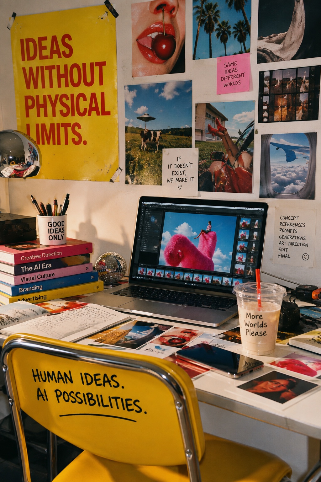 Estudio creativo: referencias, edición y dirección de arte